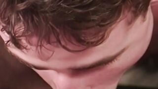 Young gays in orgy sex in the Sauna Paradiso