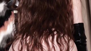 Perfect ass teen sensual striptease