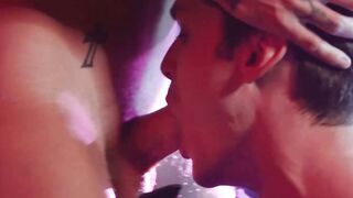 Handsome hunks rimming and blowing cocks before fucking