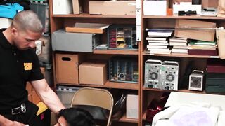 Latino twink caught stealing before bareback and cumshot