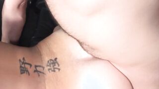 Tattooed gym hunks hot rimming leads to raw cock riding
