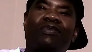 Big black dude Chopsticks loves wanking his huge tool