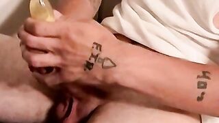 Horny twinks passionately rimming while smoking a cigar