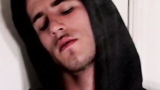 Horny twinks passionately rimming while smoking a cigar