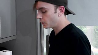 MILF fucks stranger in front of husband