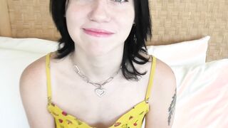 She is 18 and horny with green eyes and freckles