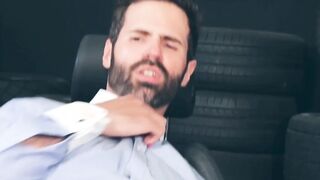 Bearded businessman Dani Robles fucked raw after hot rimming