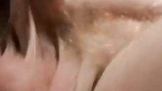 Chubby dude Chez splashes his hot cum all over a dudes face