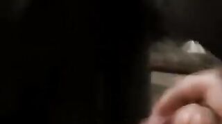 Chubby dude Chez splashes his hot cum all over a dudes face