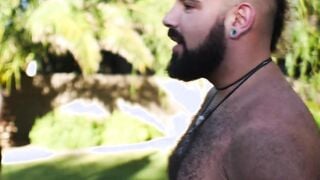 Kinky cub Dax Librastic sucks daddy dick before bareback