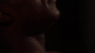 Sinful girl with natural tits sucking and riding lovers BBC