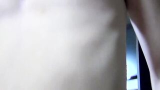 My boyfriend bareback fucks me until he cums all over my ass