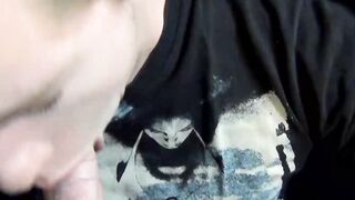 My boyfriend bareback fucks me until he cums all over my ass