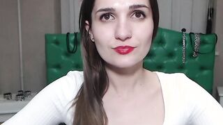 Small tits Ukrainian beauty strips off on webcam