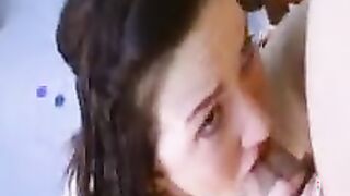 Bad twat with mouth Kendall Karson fucking inside the floor with her breasts