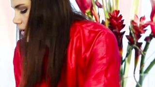 Horny curvy and sexy ass brunette gets her hairy pussy owned