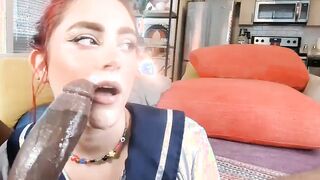 Thick PAWG Sloppy BBC Blowjob and Balls Deep Fucked