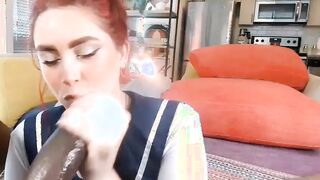 Thick PAWG Sloppy BBC Blowjob and Balls Deep Fucked