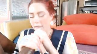 Thick PAWG Sloppy BBC Blowjob and Balls Deep Fucked