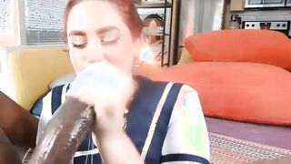 Thick PAWG Sloppy BBC Blowjob and Balls Deep Fucked