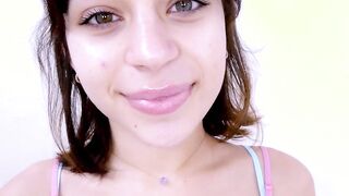 Perfect skinny teen gets used to big cock