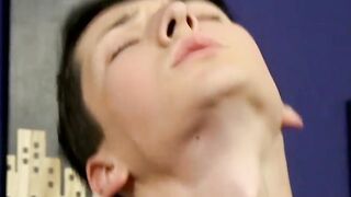 Hot twink prepares his juicy tight ass for hard penetration