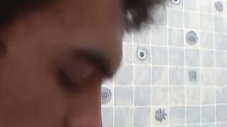 Amateur twink sucks Latino dick and barebacks tiny ass