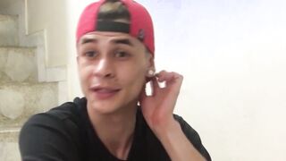 Fun with young Latino teen jerking off until he cums hard