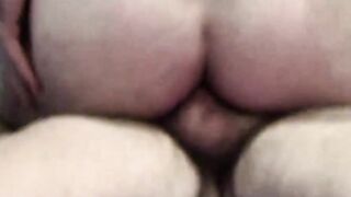 Pierced jock deepthroats big cock before riding bald fucker