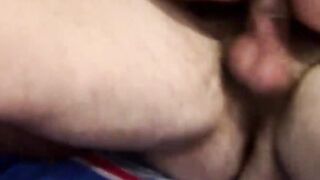 Pierced jock deepthroats big cock before riding bald fucker
