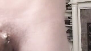 Kinky tattooed twink masturbates than fucks his new sex doll