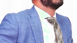 Blowjobs and rimming with suited Dani Robles and Xavi Garcia