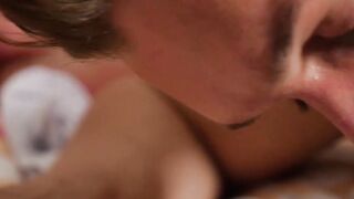 Twink boyfriends Zane and Milo cum on feet after riding