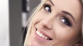 Deep anal fucking of luxurious blonde Angelica