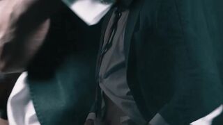 Classy Black young stud Trent King wanks his hard BBC