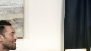 Horny twink Alexander Garrett sells his ass to Rego Bello