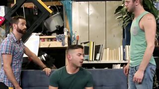 Brendan Patrick has 3some with Cesar and Chandler Scott
