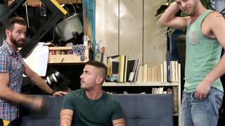 Brendan Patrick has 3some with Cesar and Chandler Scott