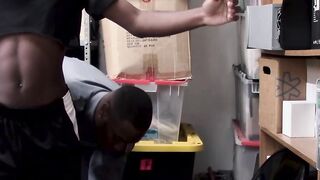 Young black bitch disciplined by BBC law enforcement officer