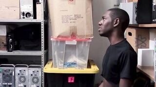 Young black bitch disciplined by BBC law enforcement officer