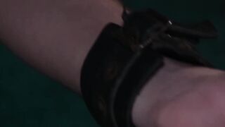 Twink released from bondage to bareback for facial