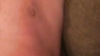 Hairy hunk teasing before jerking off his big cock