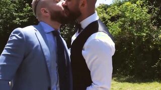 Bearded hunk Bruno Max gets kinky rimming from businessman Hoe 2
