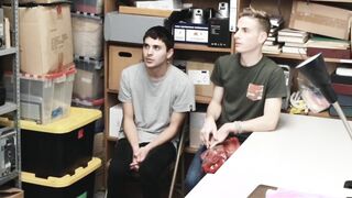 Stealing twinks get their asses pummeled by black security
