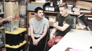 Stealing twinks get their asses pummeled by black security