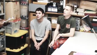 Stealing twinks get their asses pummeled by black security