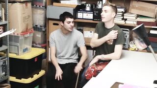 Stealing twinks get their asses pummeled by black security