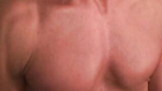 Mature amateur fingered during his jerk off session