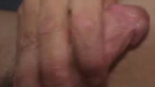 Hard working man oils up his ass and cock for play time