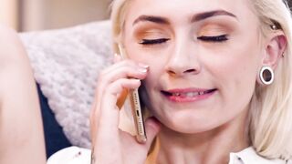 Kinky babysitter caught masturbating